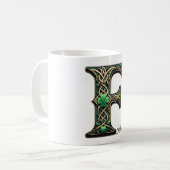 Mug Irish F Monogram Coffee Up (Devant gauche)
