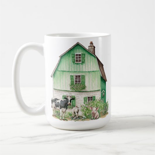 Mug Irish Farmhouse | Green Barn (Gauche)