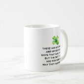 Mug Irish Friendship Toast 4 Leaf Clover St Patricks (Devant droit)