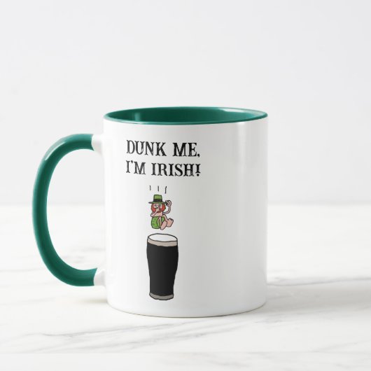 Mug Irish Leprechaun Bier Dive - Drôle Drôle Stout Car (Gauche)