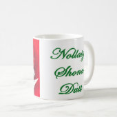 Mug Irish Père Noël, Irish Christmas Mug, Irlande (Devant droit)