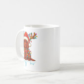 Mug Irish Setter Christmas Santa Hat Reindeer Lights P (Devant gauche)