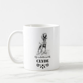 Mug Irish Setter Life est meilleur avec Custom Dog Nam