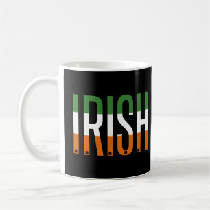 Mug Irish St Patrick's Day Irlande Drapeau Shamrock Lu