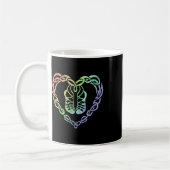 Mug Irish Step Dancing Celtic Knot Heart (Gauche)