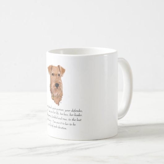 Mug Irish Terrier Keepsake (Devant droit)