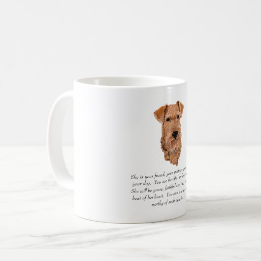 Mug Irish Terrier Keepsake (Devant gauche)