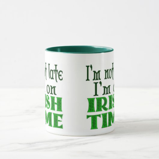 Mug Irish Time Retard Dit (Centre)