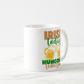Mug Irish Today, Hungover Demain (Devant droit)