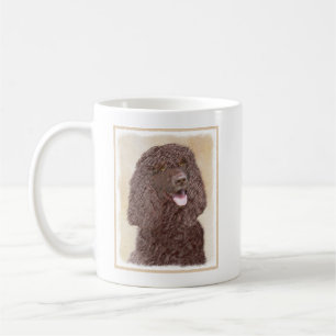 Mug Irish Water Spaniel Peinture - Original Dog Art