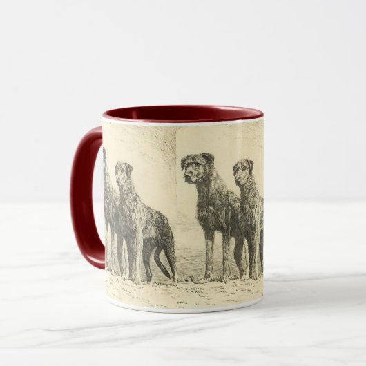 Mug Irish wolfhound (Devant gauche)