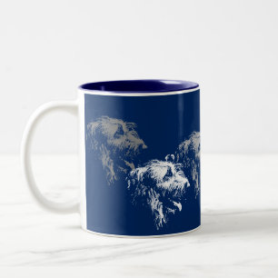 Mug Irish Wolfhound Tweekleurige Koffiemok