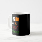 Mug Irish You A Merry Christmas Ireland Flag Xmas Hat (Devant gauche)