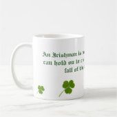 Mug Irishman n'est jamais ivre (Gauche)