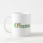 Mug Irlandais d'Obama (Gauche)