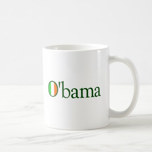 Mug Irlandais d'Obama (Droite)