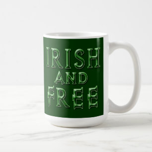 Mug IRLANDAIS et LIBÉREZ pour le jour de St Patrick