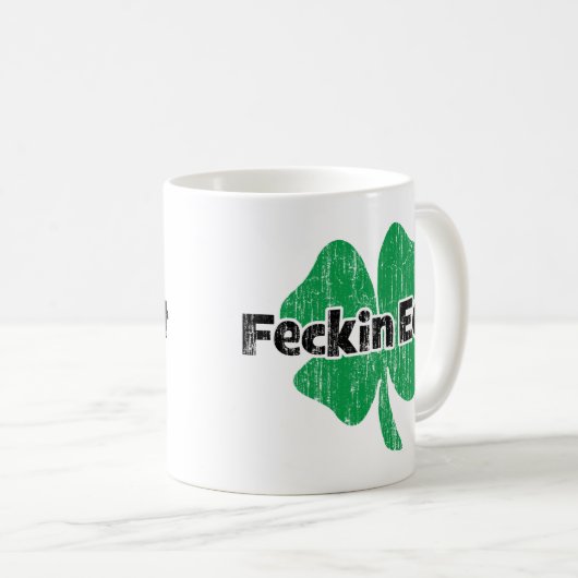 Mug Irlandais Feckin Eejit (Devant droit)