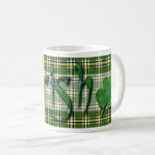 Mug Irlandais Lucky Charming Clover Shamrock Green Tar (Devant droit)