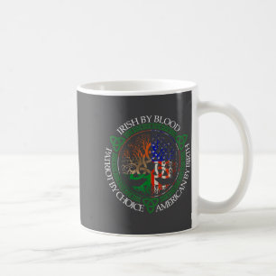 Mug Irlandais par le sang Américain par la naissance P