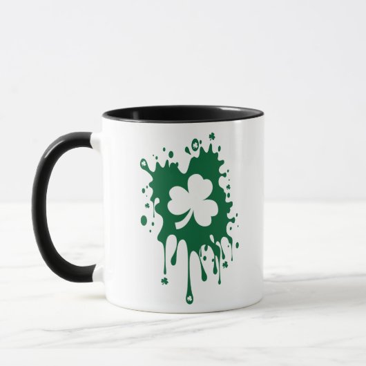 Mug Irlandais Shamrock Splat ! (Gauche)
