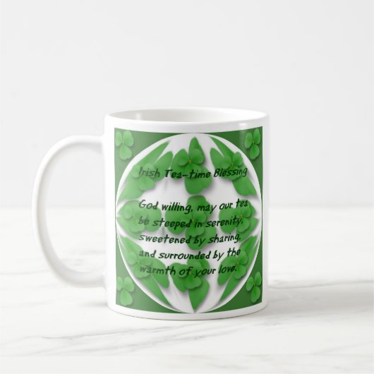 Mug Irlandais Tea-Time bénédiction (Gauche)