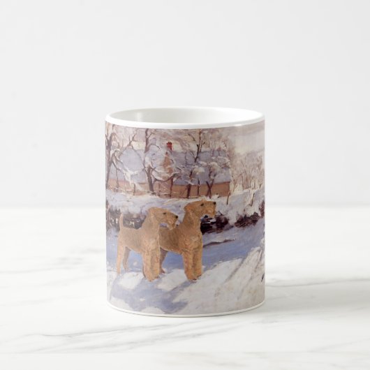 Mug Irlandais Terriers en hiver (Centre)