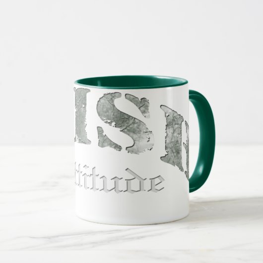 Mug Irlandais - Trouble d'attitude (Devant droit)