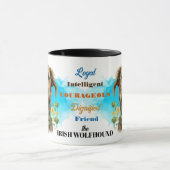 Mug Irlandais Wolfhound Chien ami loyal (Centre)