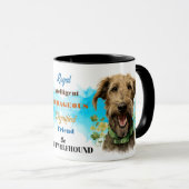Mug Irlandais Wolfhound Chien ami loyal (Devant droit)
