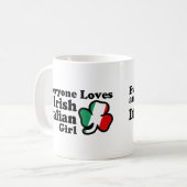 Mug Irlandaise italienne fille (Devant gauche)