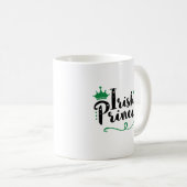 Mug Irlandaise Princesse femmes St Patrick's Day Scrip (Devant droit)