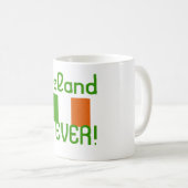 Mug Irlande 4 jamais/drapeau (Devant droit)