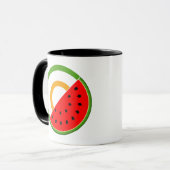 Mug IRLANDE AVEC PALESTINE - Watermelon (Devant gauche)