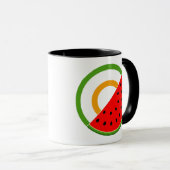 Mug IRLANDE AVEC PALESTINE - Watermelon (Devant droit)