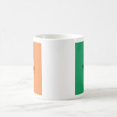 Mug Irlande Drapeau Couleurs Irlandais Nom de famille  (Centre)