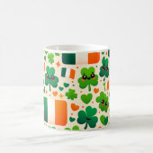 Mug Irlande Drapeau irlandais Shamrock Celtic Jour de (Centre)