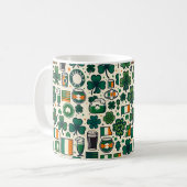Mug Irlande Drapeau irlandais Shamrock Celtic Jour de  (Devant gauche)