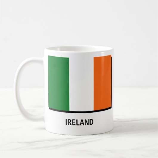 Mug Irlande-drapeau, Irlande-drapeau, IRLANDE, IRLANDE (Gauche)
