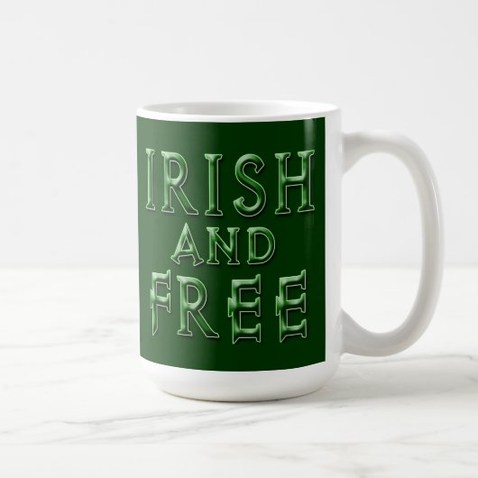 Mug IRLANDE et GRATUIT pour la Saint Patrick (Droite)