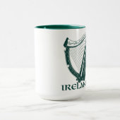 Mug Irlande Harp Design, Irish Harp (Centre)