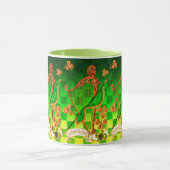Mug IRLANDE HARP, OR VERT SHAMROCK St Patrick's Day (Centre)