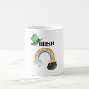 Mug *~* IRLANDE IRLANDE Patriot Rainbow Pot or