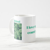 Mug Irlande, j'aime mon pays (Devant gauche)