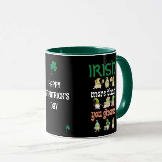 MUG IRLANDE PLUS QUE VOUS JOUR DE LA SAINT PATRICK GNO (Devant droit)
