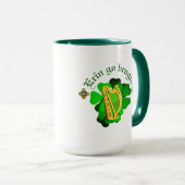 Mug Irlande pour toujours/Erin aller bragh/harpe (Devant droit)