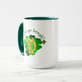 Mug Irlande pour toujours/Erin aller bragh/harpe (Devant gauche)
