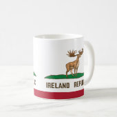 Mug Irlande République Irish Elk Drapeau géant Cerf (Devant droit)