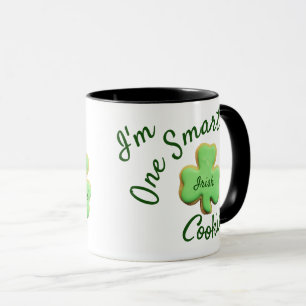 Mug Irlande/trèfle vert irlandais, un biscuit intellig