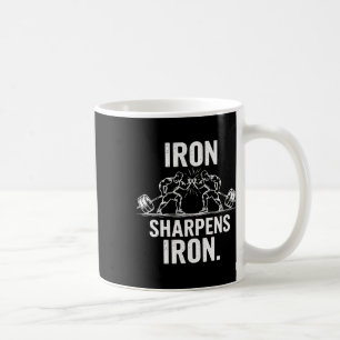 Mug Iron Sharpens Fer - Gym Art Poids Design